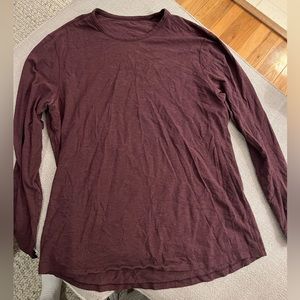 Lululemon Maroon Long-Sleeve Crewneck - Size XL